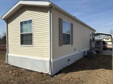 Professional mobile home blocking and leveling with precision pier placement on a home in Summerville, SC Lowcountry soil conditions