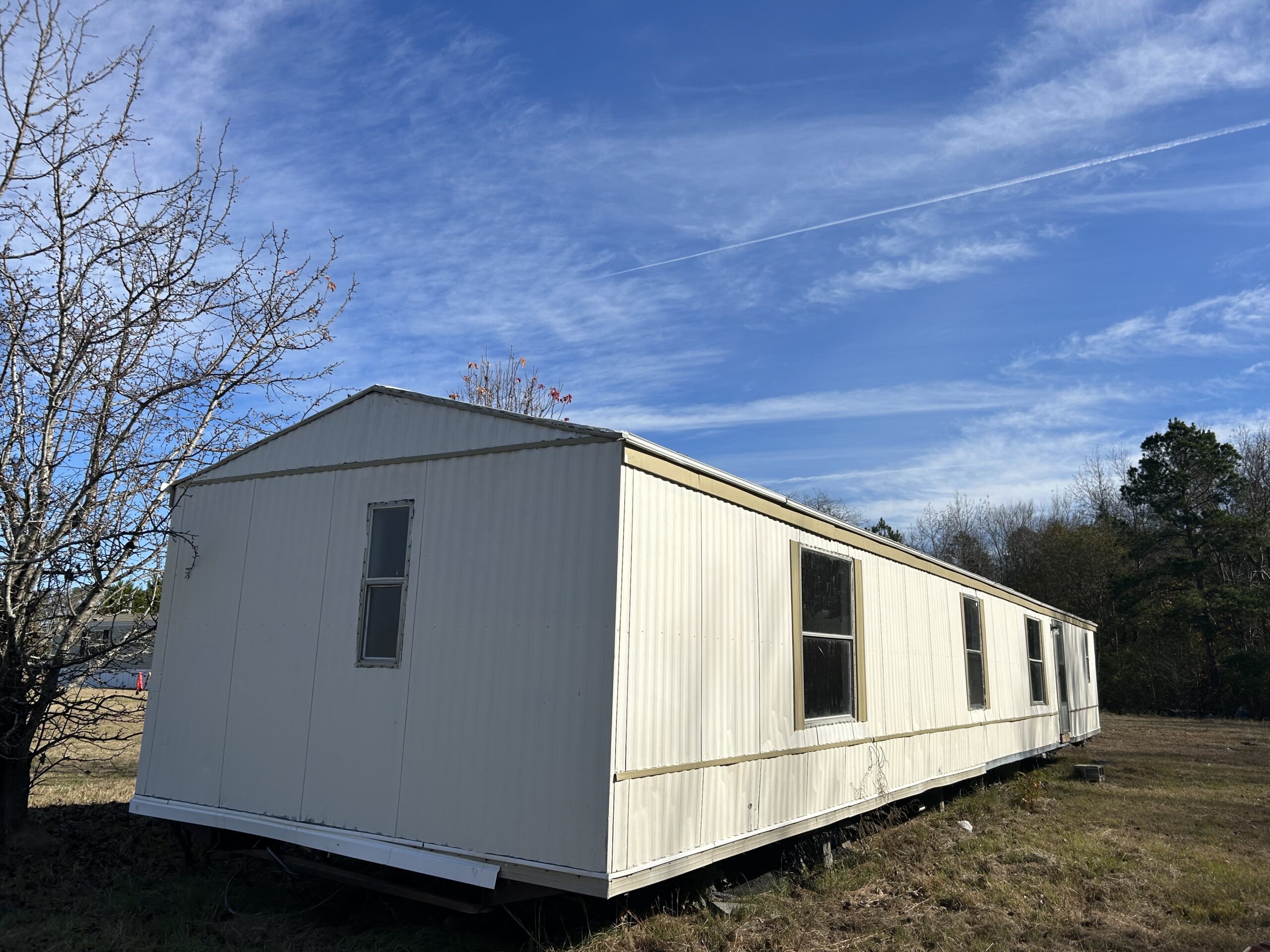 Secure hurricane tie-downs and anchors installed on a mobile home